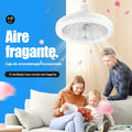 Lámpara LED 360° con Ventilador de Techo